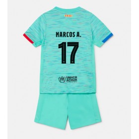Barcelona Marcos Alonso #17 Tredje Kläder Barn 2023-24 Kortärmad (+ Korta byxor)